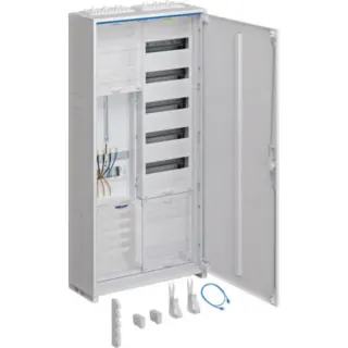 Hager Komplettschrank universal 1100x550x205 Millimeter Schutzklasse II IP44 ein Zählerplatz VF 5rh APZ zwei Felder (weiß, Retail)