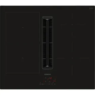 Siemens ED611BS16E iQ300, Autarkes Kochfeld (schwarz, 60 cm, mit integriertem Dunstabzug)