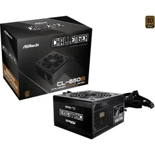 ASRock Challenger CL-650B 650W, PC-Netzteil (schwarz, 2x PCIe, 650 Watt)