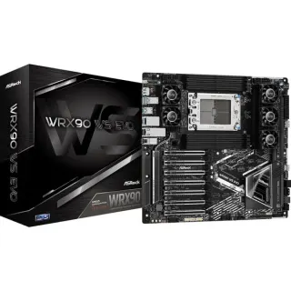ASRock WRX90 WS EVO, Mainboard (schwarz/silber)