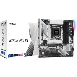 ASRock B760M Pro RS, Mainboard (weiß/schwarz)
