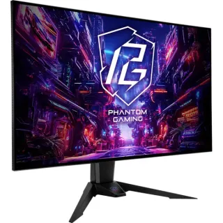 ASRock PGO32UFS OLED, Gaming-Monitor (80 cm (31.5 Zoll), schwarz, UltraHD/4K, Dual-Mode FHD 480Hz / 4K 240Hz, Wi-Fi-Ant., 240Hz Panel)