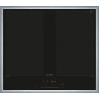 Siemens EX645HXC1E iQ700, Autarkes Kochfeld (schwarz/edelstahl, 60 cm, Home Connect)