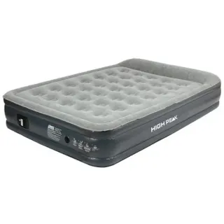 High Peak Smooth Comfort Double 40051, Camping-Luftmatratze (hellgrau/dunkelgrau, 200 x 128cm)