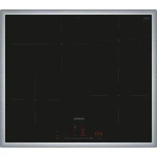 Siemens EH645HFB1E iQ300, Autarkes Kochfeld (schwarz/edelstahl, 60 cm, Home Connect)