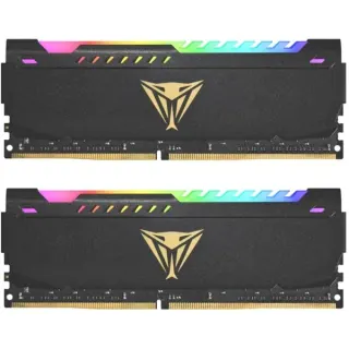 Patriot DIMM 32 GB DDR4-3200 (2x 16 GB) Dual-Kit, Arbeitsspeicher (schwarz, PVSR432G320C6K, Viper Steel RGB, INTEL XMP)