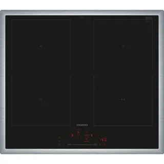 Siemens ED645HQC1E iQ500, Autarkes Kochfeld (schwarz/edelstahl, 60 cm, Home Connect)