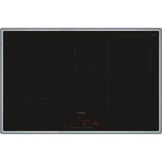 Siemens ED845HWB1E iQ500, Autarkes Kochfeld (schwarz/edelstahl, 80 cm, Home Connect)