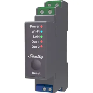 Shelly Pro 2, Relais (2 Kanäle)