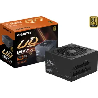GIGABYTE GP-UD850GM PG5 V2, PC-Netzteil (schwarz, 1x 12VHPWR, 3x PCIe, Kabel-Management, 850 Watt)