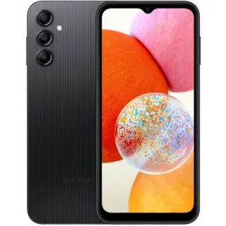 Samsung Galaxy A14 64GB Generalüberholt, Handy (Black Mist, Dual SIM, Android, 4 GB)