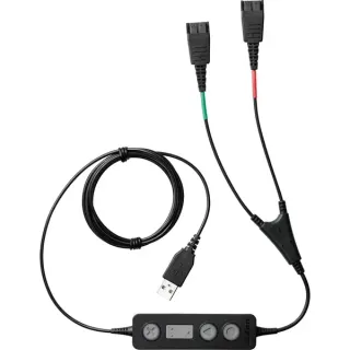 Jabra LINK 265 USB Schulungskabel, USB-A Stecker > 2x QD (schwarz)