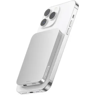 Nevox Wireless Magnetic POWERBANK QI2 - 5000mah (silber/weiß)