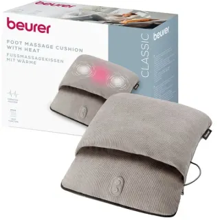 Beurer Fußmassagekissen mit Wärme FM 28 (grau)