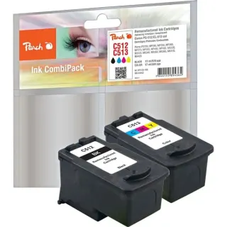 Peach Tinte Spar Pack PI100-160 (kompatibel zu Canon PG-512, CL-513)