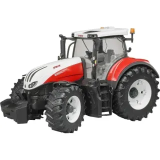 bruder 03180 Steyr 6300 Terrus CVT, Modellfahrzeug (weiß/rot)