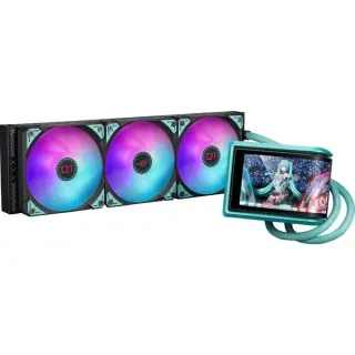 ASUS ROG RYUO IV 360 ARGB Hatsune Miku Edition, Wasserkühlung (schwarz/mint)