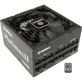 Enermax Platimax II D.F. 1200W, PC-Netzteil (schwarz, 1x 12-Pin High Power GPU, 3x PCIe Kabelmanagement, 1200 Watt)