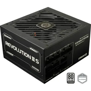 Enermax REVOLUTION III S 1000W, PC-Netzteil (schwarz, 1x 12-Pin High Power GPU, 4x PCIe Kabelmanagement, 1000 Watt)