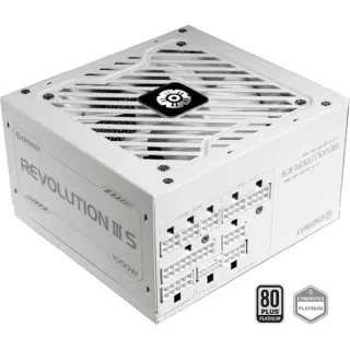 Enermax REVOLUTION III S 1000W, PC-Netzteil (weiß, 1x 12-Pin High Power GPU, 4x PCIe Kabelmanagement, 1000 Watt)