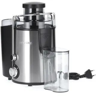 Severin Entsafter ES 3566 (edelstahl/schwarz, 400 Watt, Saftbehälter 0,5 Liter)