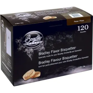 Bradley Pecannuss Bisquetten, 120 Stück, Räucherholz (für Bradley Smoker)