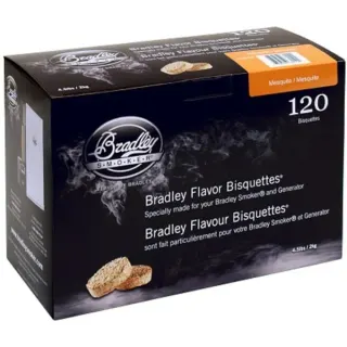Bradley Mesquite Bisquetten, 120 Stück, Räucherholz (für Bradley Smoker)