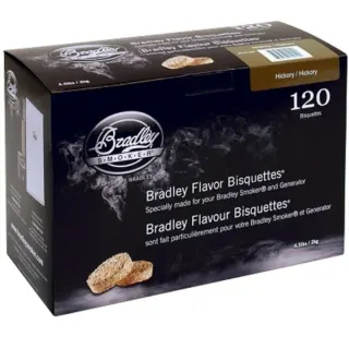 Bradley Hickory Bisquetten, 120 Stück, Räucherholz (für Bradley Smoker)