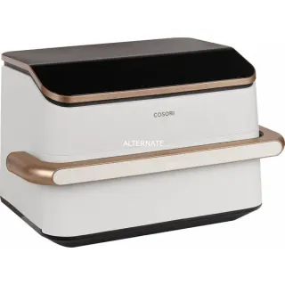 Cosori Heißluftfritteuse Dual Blaze Twinfry CAF-TF101S-WEUR (weiß, 2.800 Watt, Korb 10 Liter / 2x 5 Liter)
