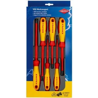 KNIPEX Schraubendreher-Paket 00 20 12 V01 VDE (rot/gelb, 6-teilig)