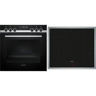 Siemens PQ521IB02, Herdset (schwarz/silber)