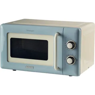 Ariete Vintage Mikrowelle (creme/blau, 20 Liter)