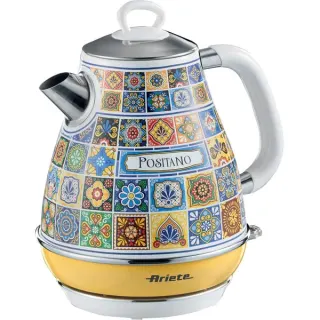 Ariete Wasserkocher Positano (mehrfarbig, 2.000 Watt, 1,7 Liter)