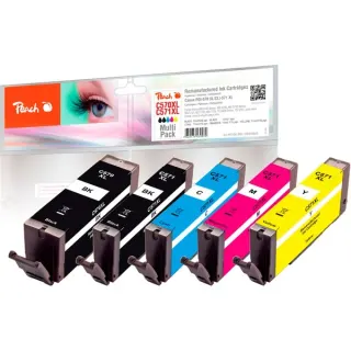 Peach Tinte Spar Pack PI100-302 (kompatibel zu Canon PGI-570XL, CLI-571XL)