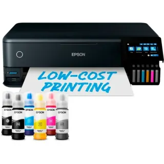 Epson EcoTank ET-8550, Multifunktionsdrucker (schwarz, USB, WLAN, Scan, Kopie, Duplex (Druck))