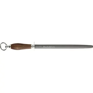 DICK DarkNitro Wetzstahl oval, Messerschärfer (holz/anthrazit, 30cm)