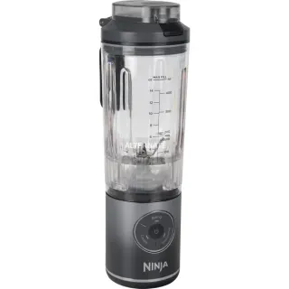 Ninja Kabelloser Smoothie Maker Blast Max BC251EUGY, Standmixer (grau, akkubetrieben, 570ml Becher)
