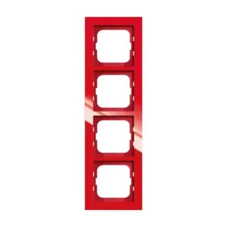 0 Rahmen vierfach 1724-287 (rot, Retail)