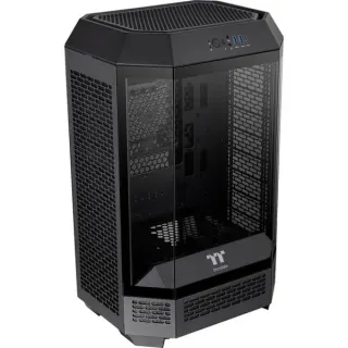 Thermaltake The Tower 300 Black, Tower-Gehäuse (schwarz, Tempered Glass)