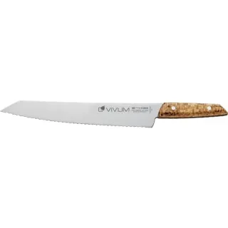 DICK VIVUM Brotmesser Wellenschliff, 26cm (holz)